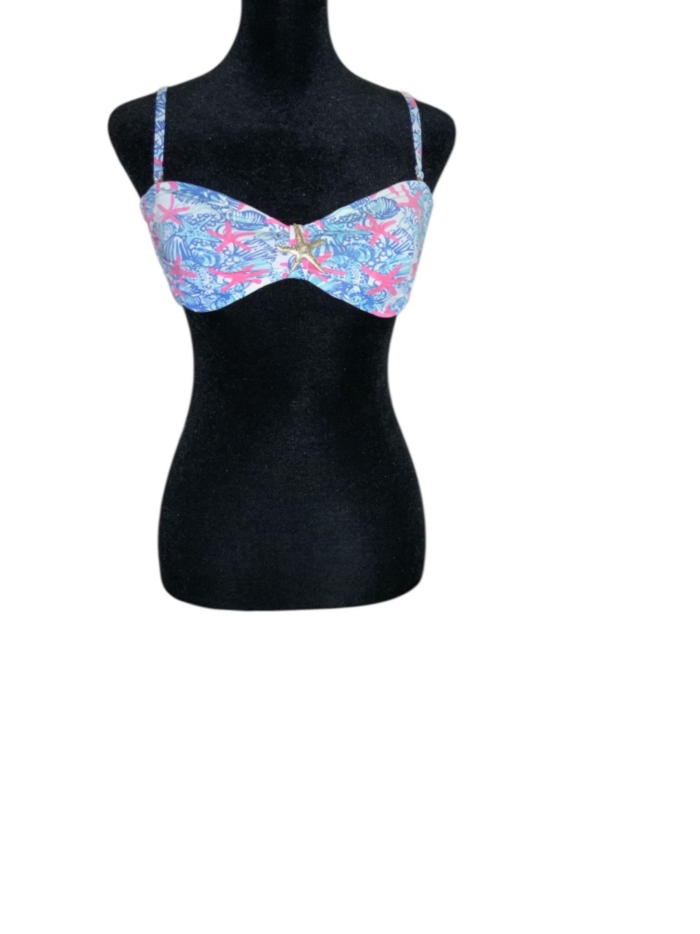 Lilly Pulitzer She She Shell Bikini Swimsuit Top Only Size S